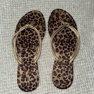 Leopard Express Flip Flop size 8